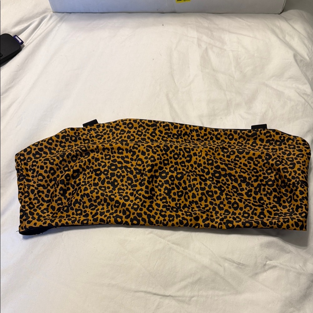 Old Navy Leopard Print Bandeau Swim Top